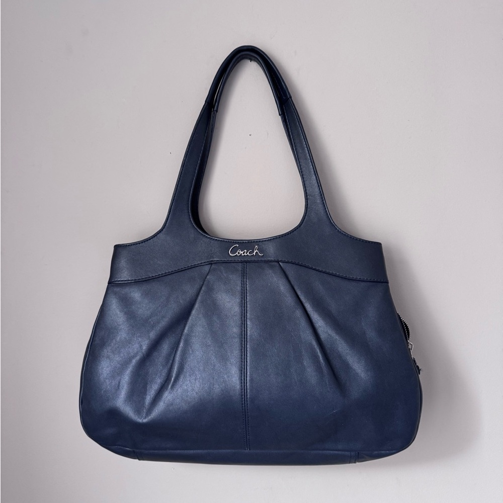 Coach Navy Lexi Satchel Blue